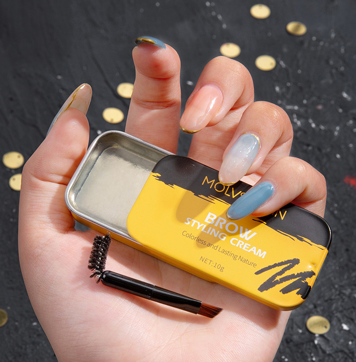 Crème coiffante transparente pour sourcils MOLVSENLIN, 10 g — Image du produit 2