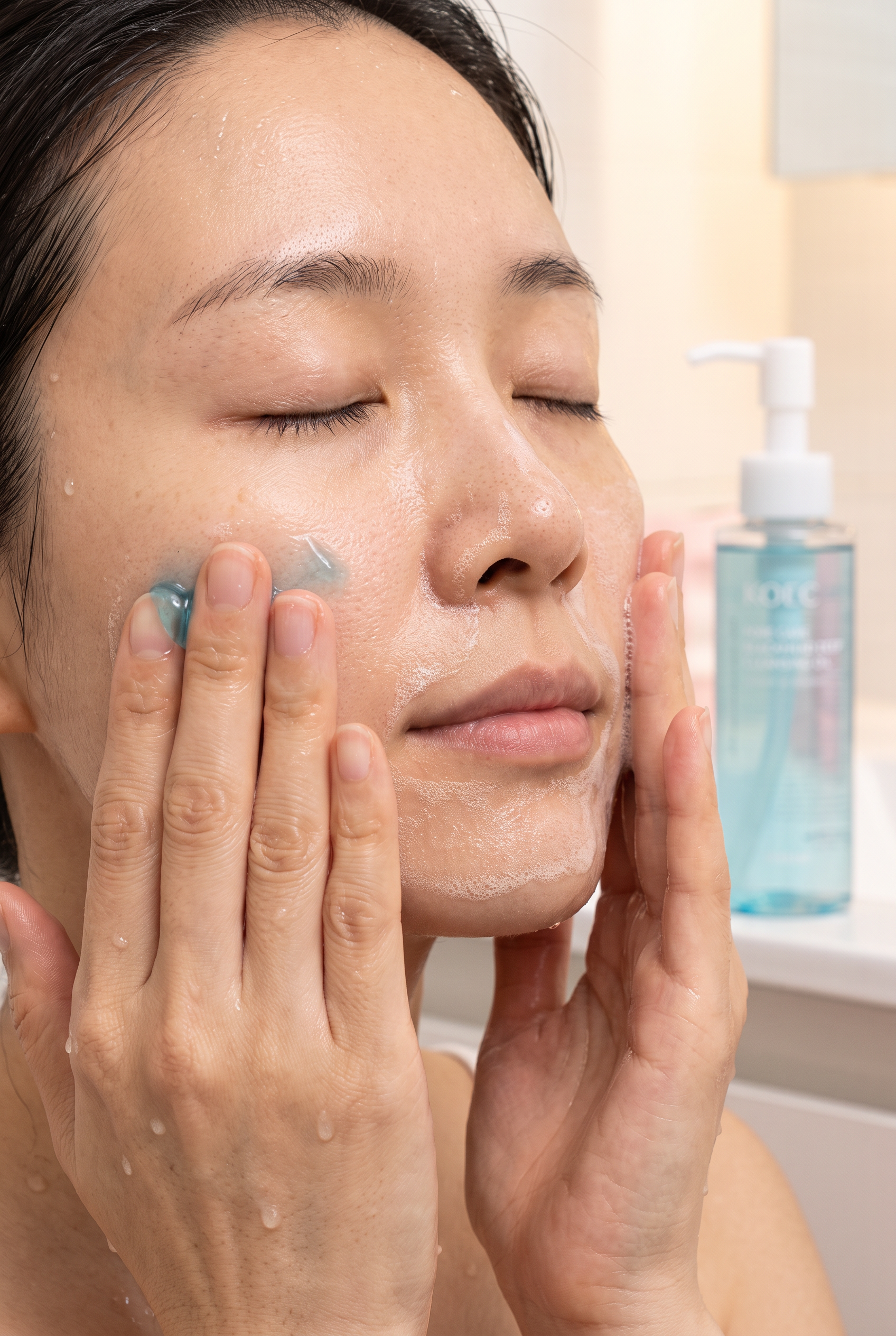 Nettoyant moussant en gelée & Huile démaquillante KOEC par Beauty Vellvet, vue 6