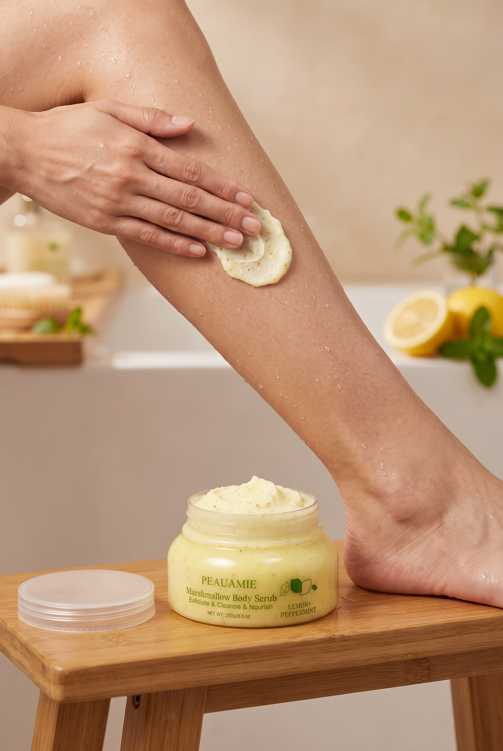 PEAUAMIE Marshmallow-Körperpeeling von Beauty Vellvet, Ansicht 5