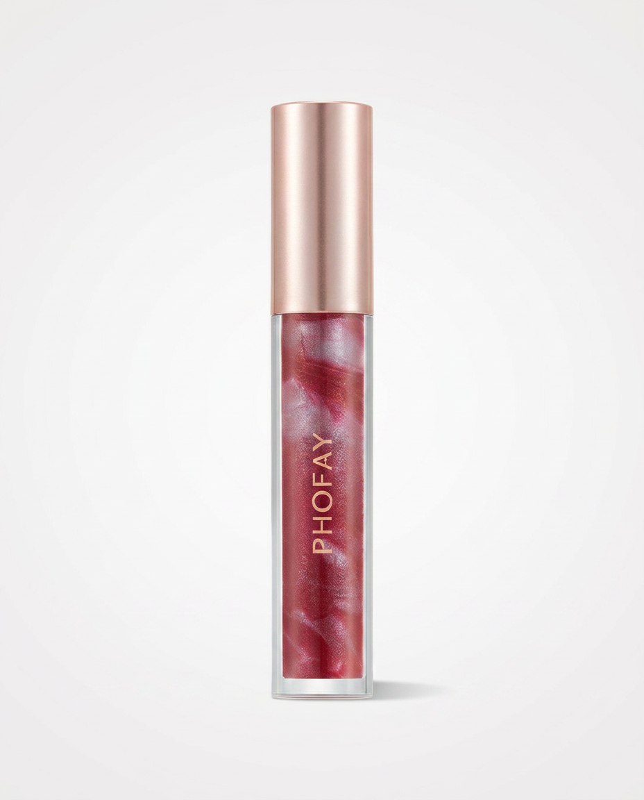 PHOFAY Rose Blooming Feuchtigkeitsspendendes Lipgloss von Beauty Vellvet