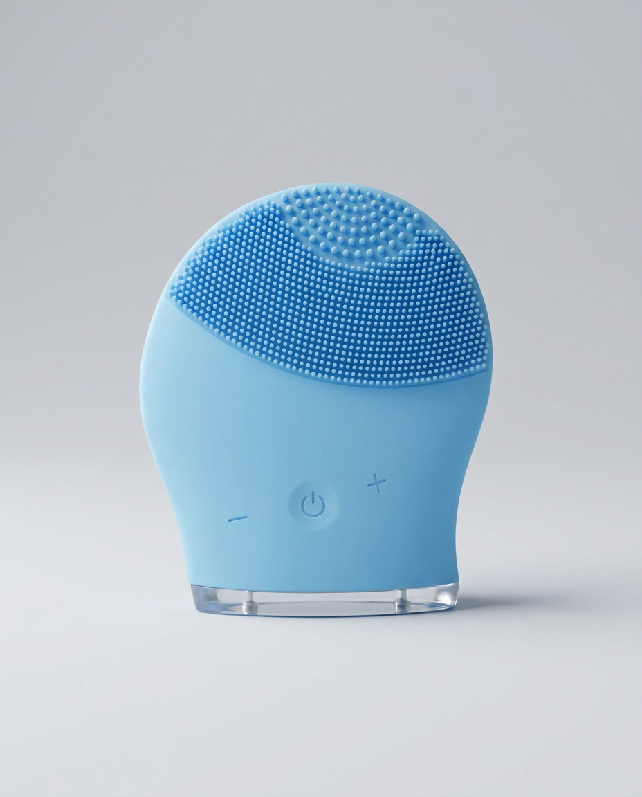 Brosse nettoyante visage sonique en silicone par Beauty Vellvet, vue 4