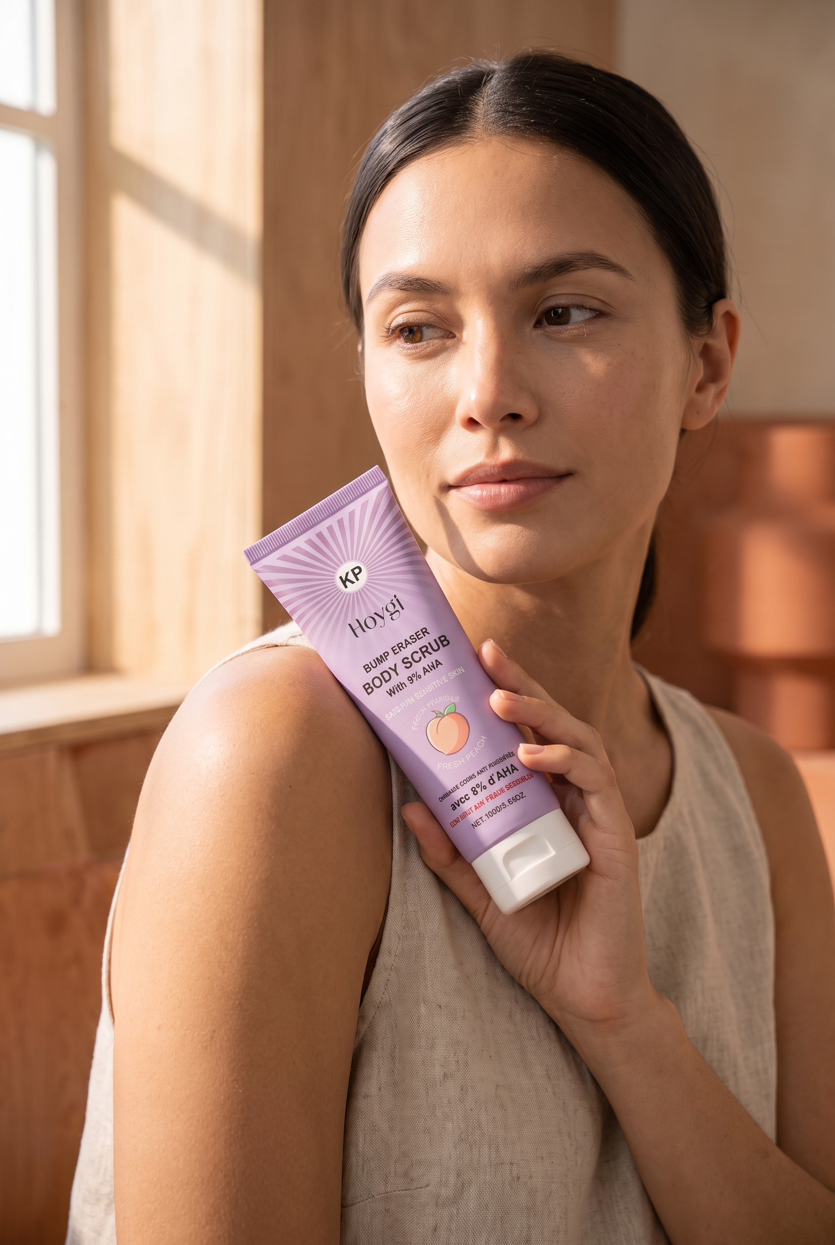 Pfirsich & Milchsäure Körperpeeling von Beauty Vellvet, Ansicht 4