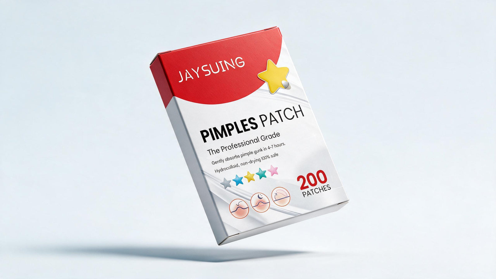 JAY'SUING Ster Hydrocolloïde Pleisters, 200 Count