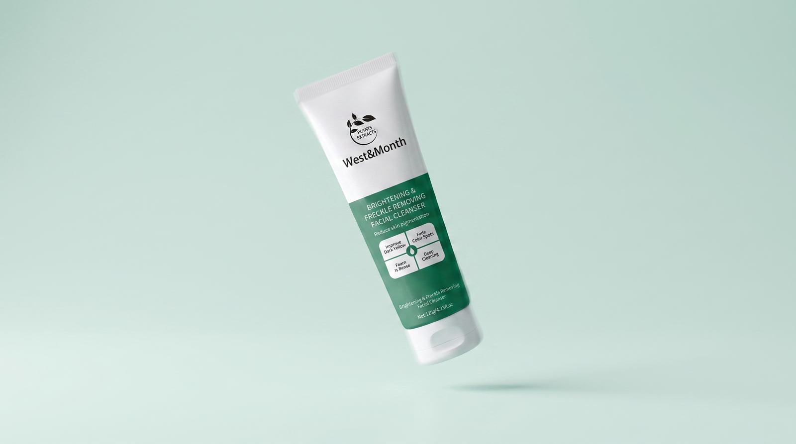 West&Month Nettoyant Visage, 120 g