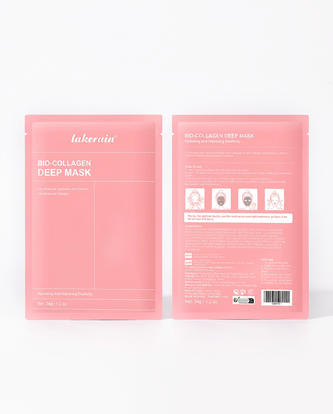 Lakerain Bio-Collagen Deep Hydrogel Mask by Beauty Vellvet