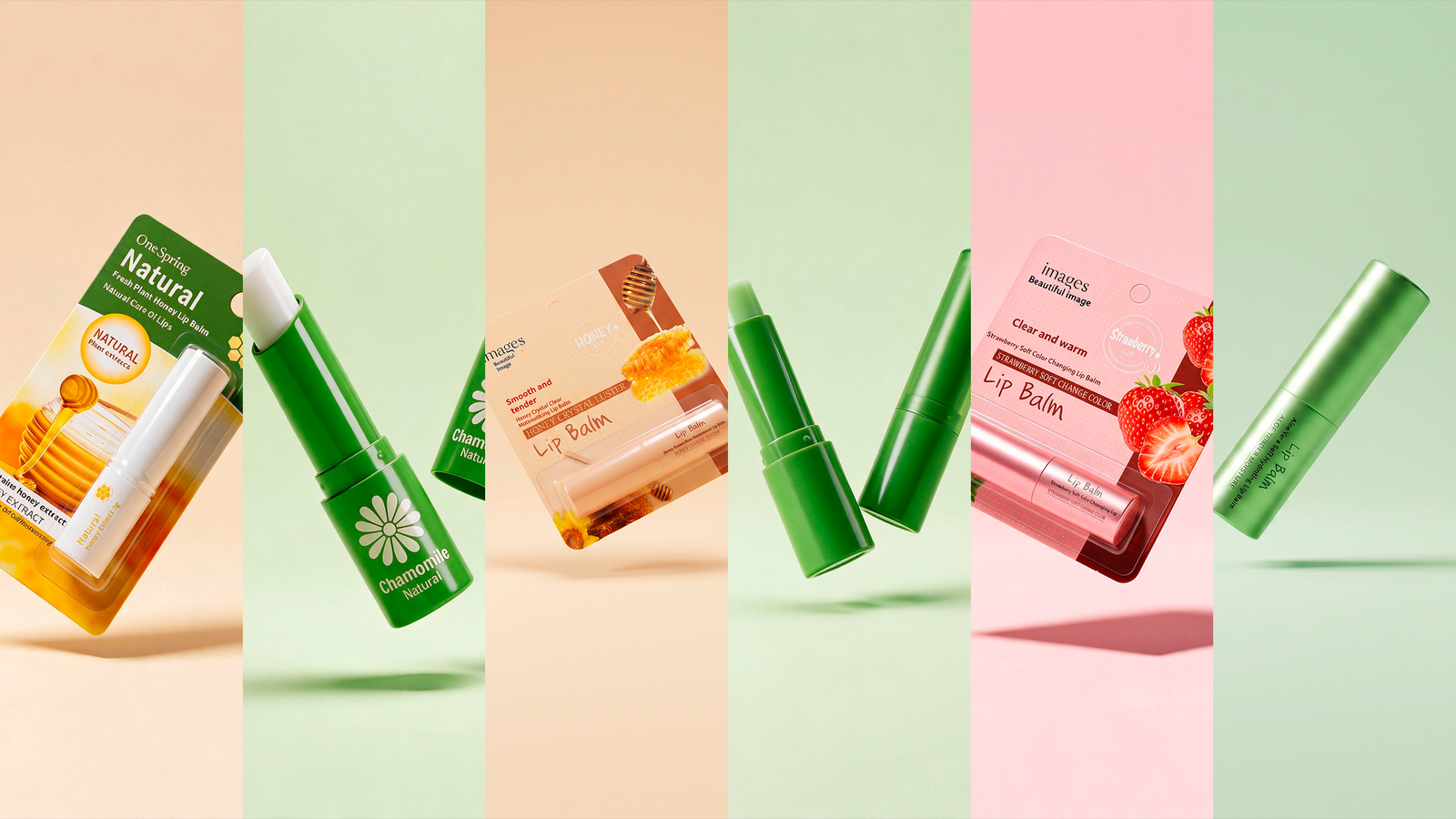 Botanical Honey Lip Balm Collection