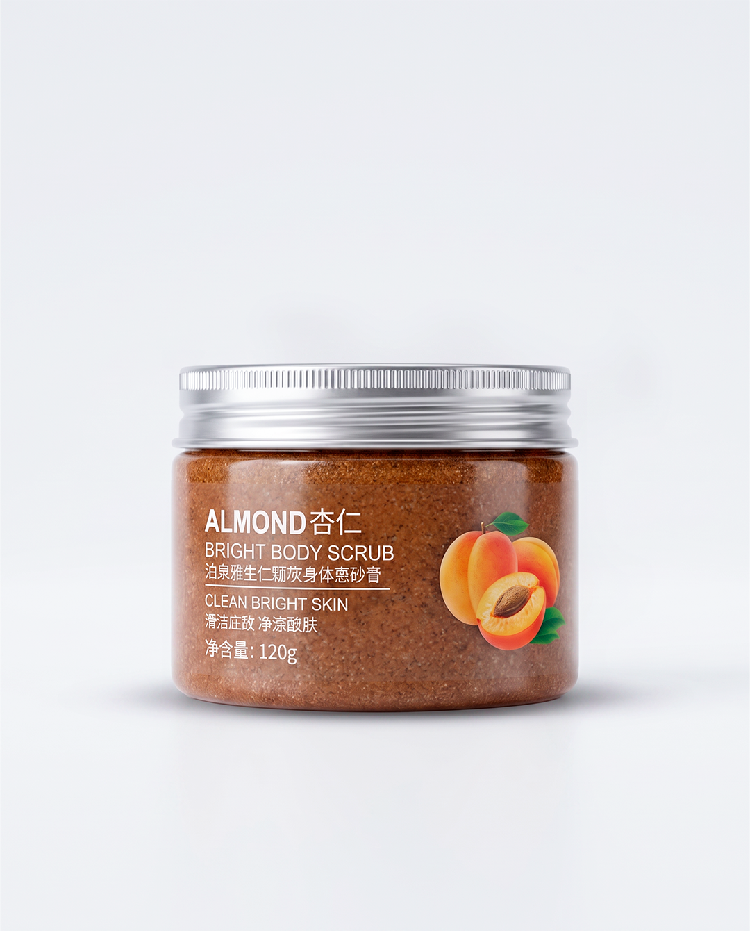 Almond Bright Skin Body Scrub by Beauty Vellvet