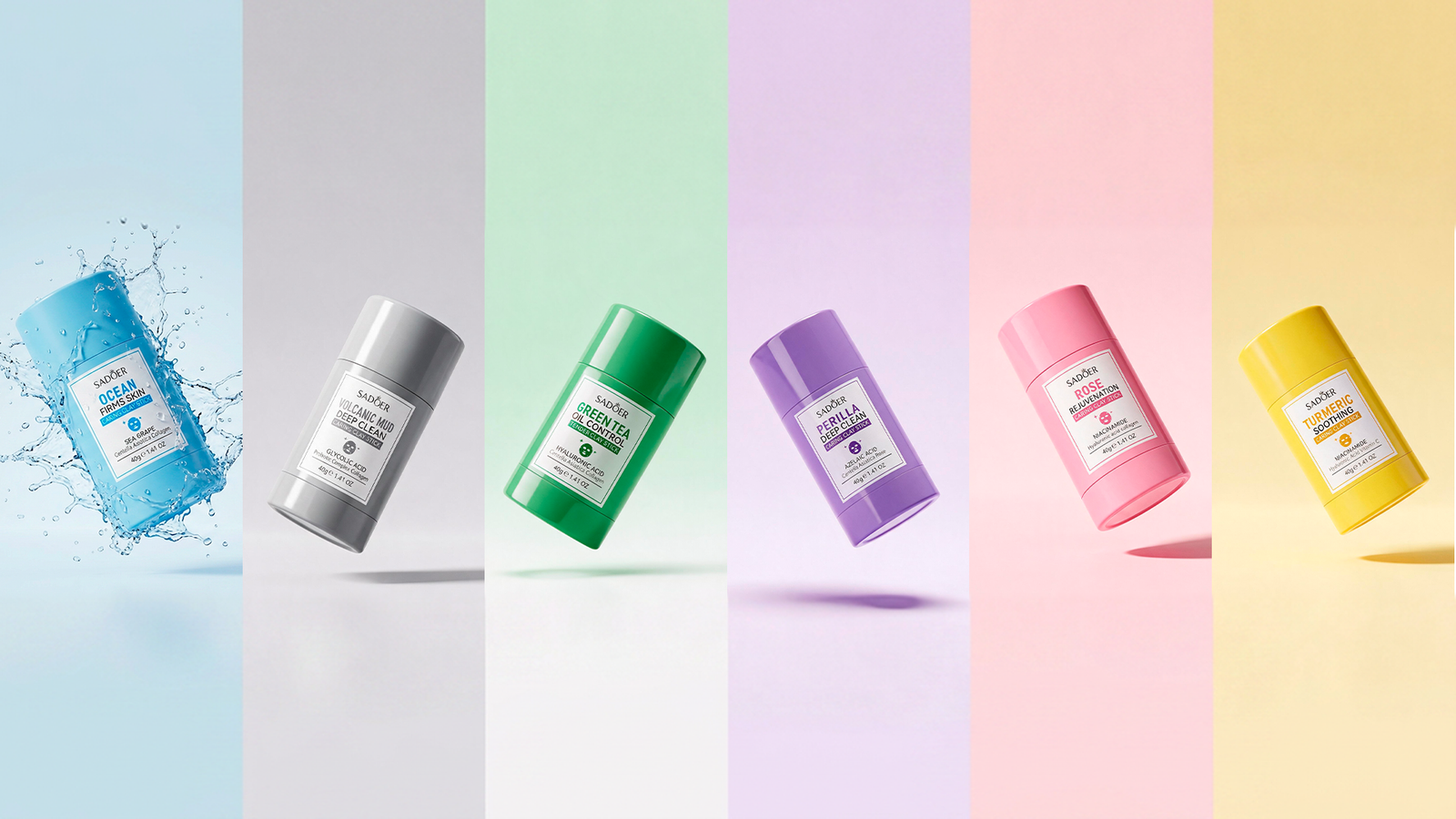 SADOER Clay Mask Stick Collection