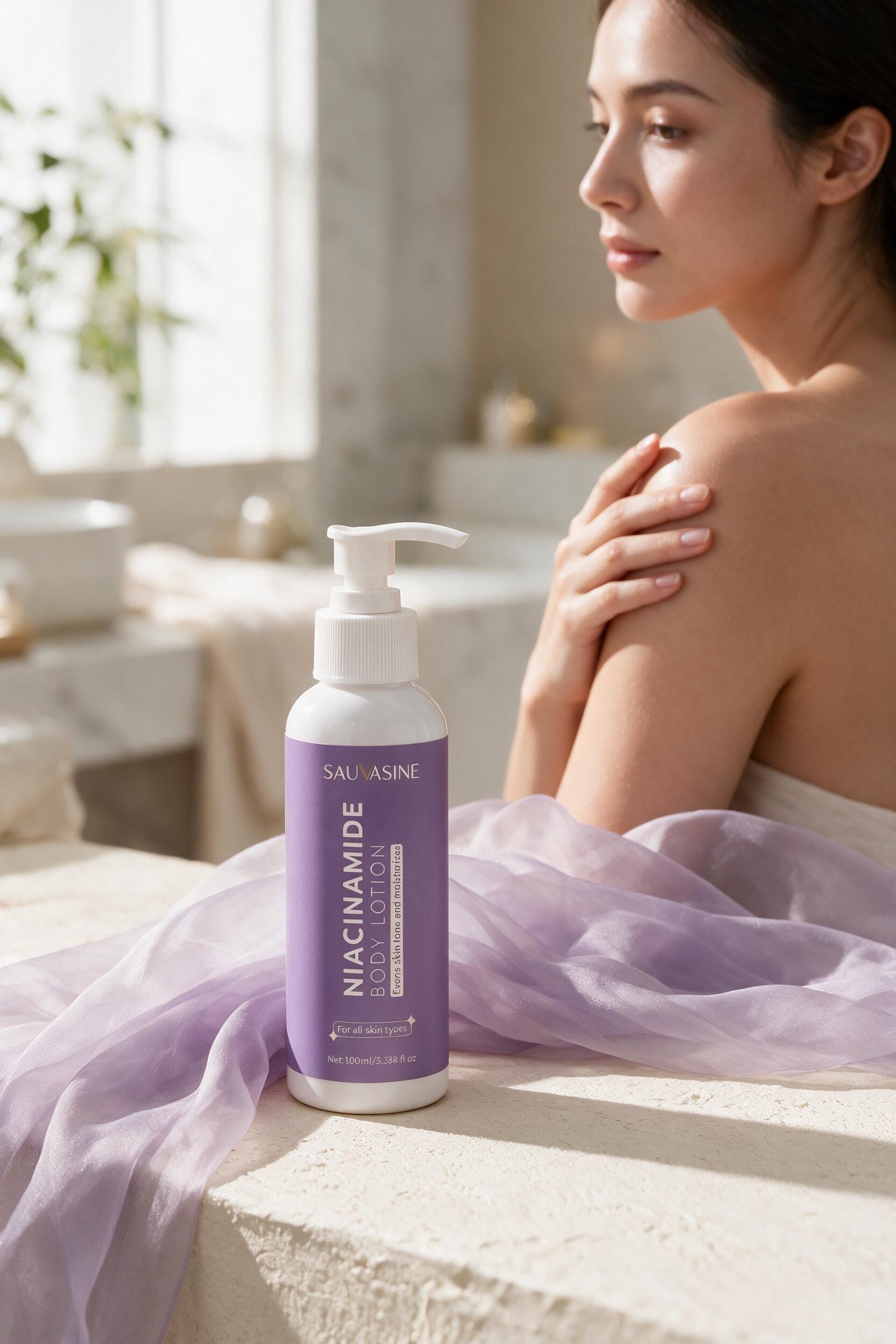 Lotion pour le corps à la niacinamide SAI JANE par Beauty Vellvet, vue 4