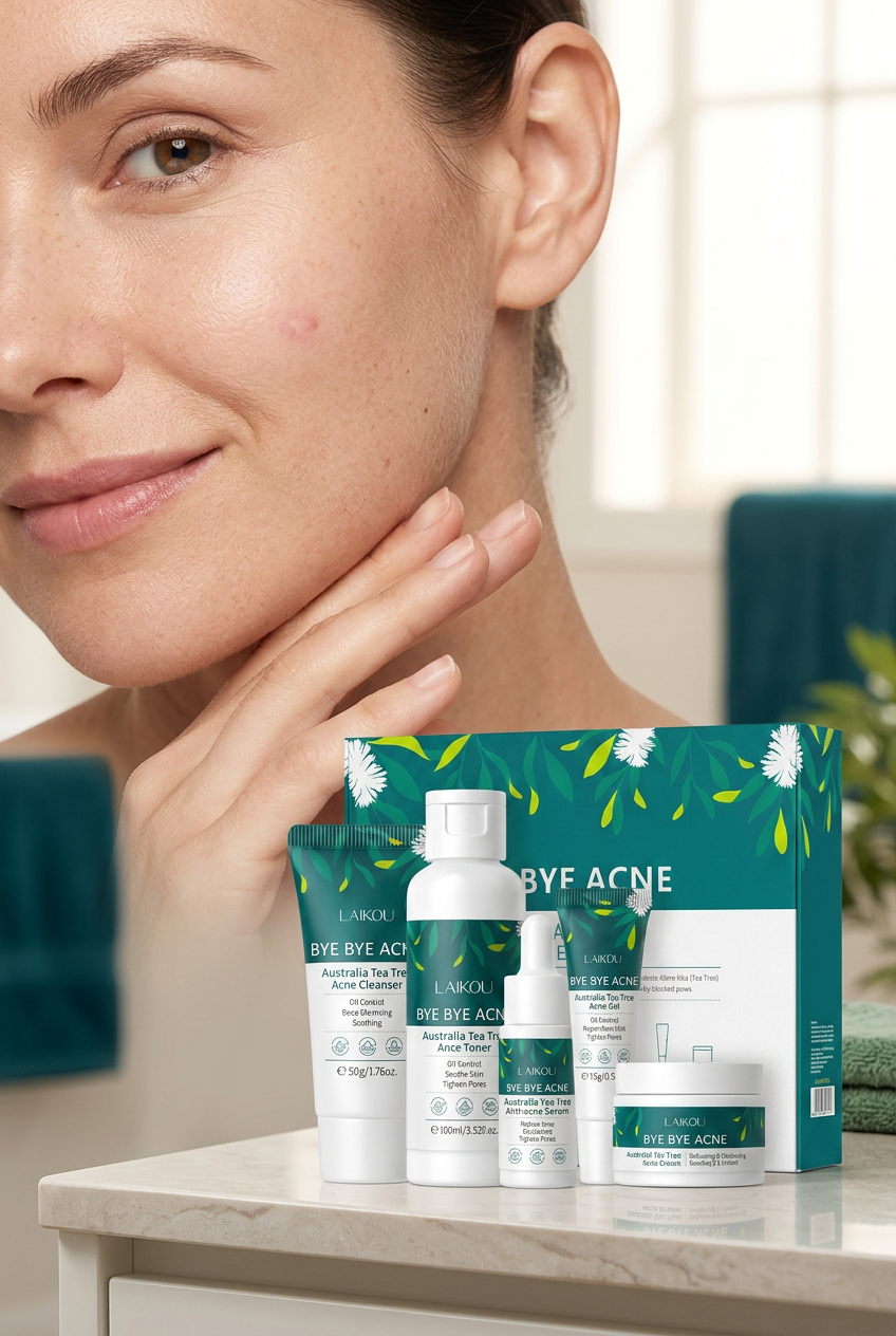 LAIKOU Tea tree 5-delige huidverzorgingsset van Beauty Vellvet, aanzicht 4