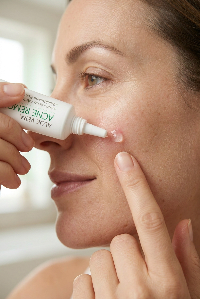 Laiko Aloë verzorgende gel tegen onzuiverheden van Beauty Vellvet, aanzicht 2