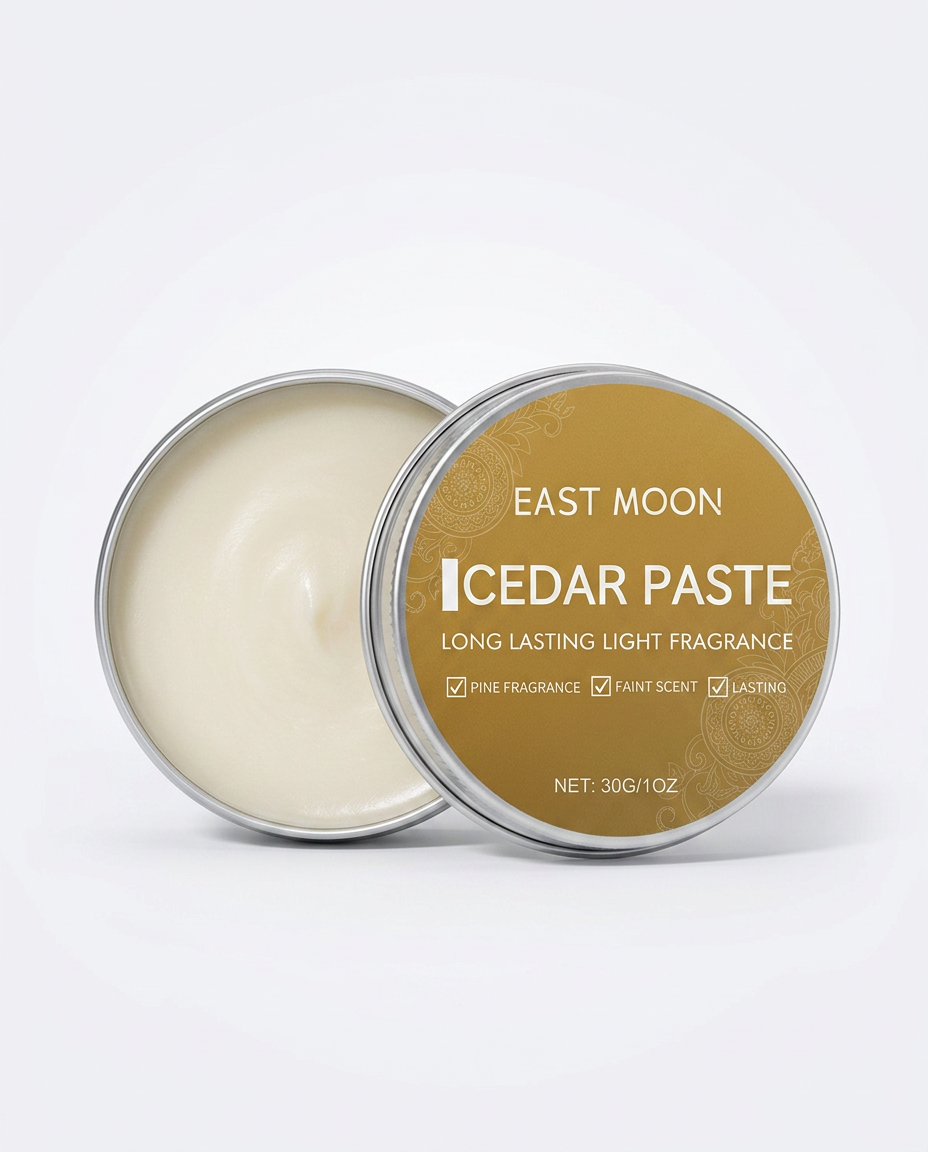 East Moon Solid Perfume Balm, 30 g — Cedar Paste