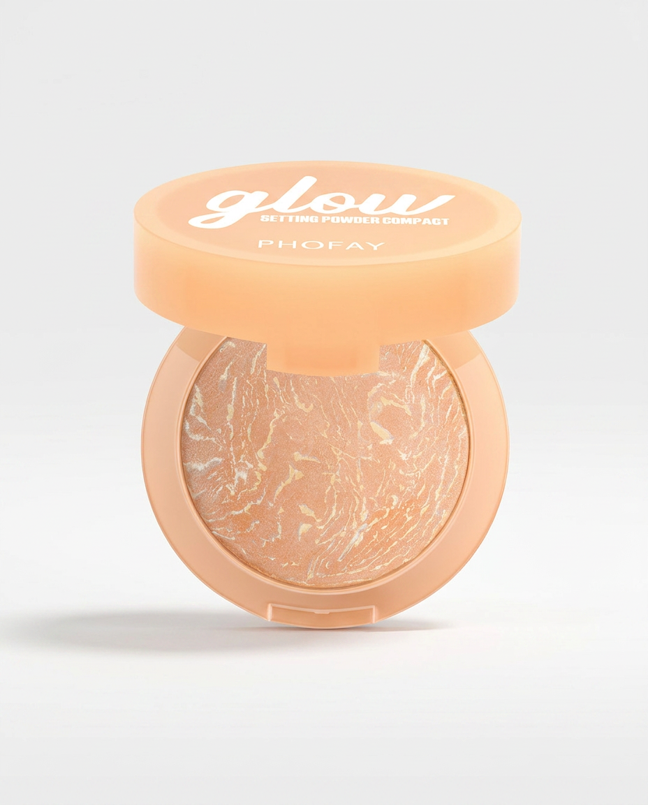 PHOFAY Glow Marmoriertes Fixierpuder — Stil 01