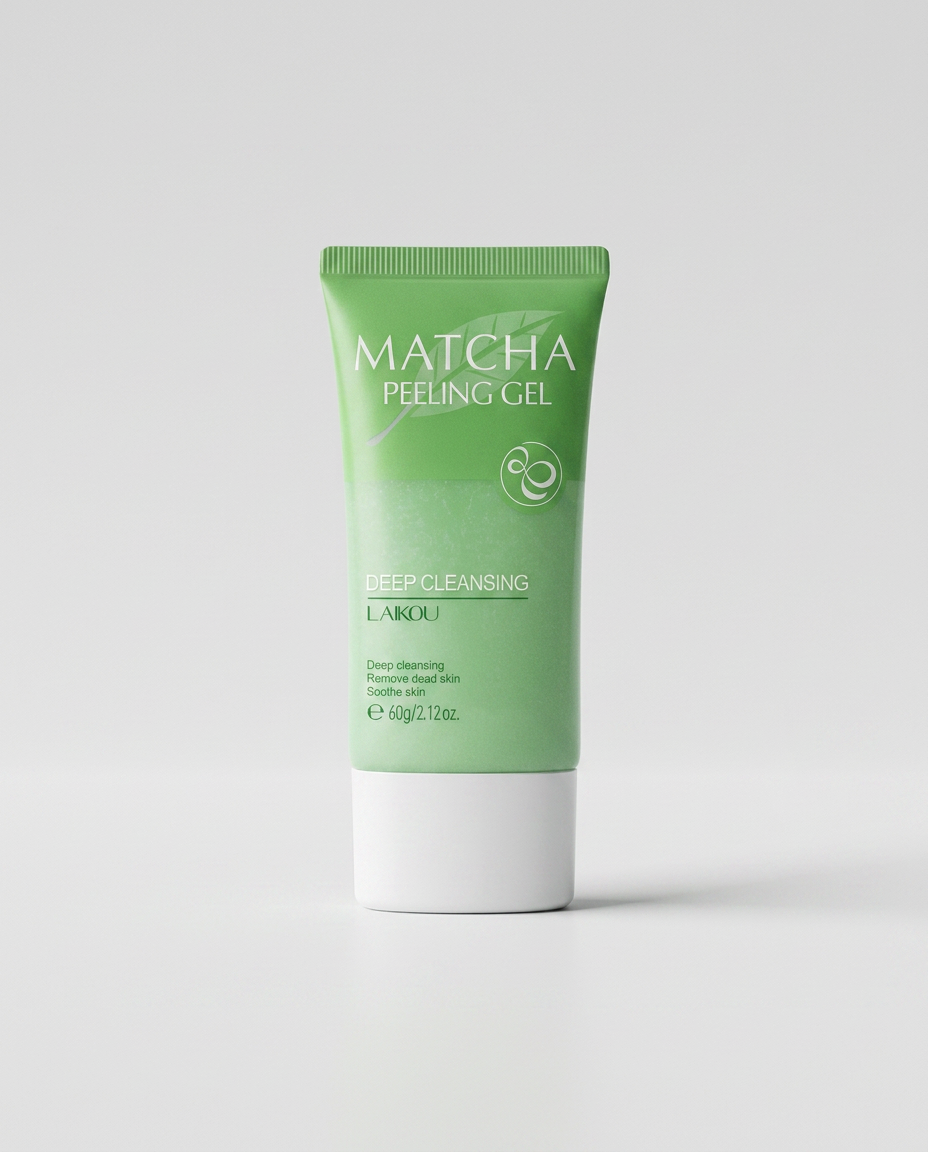 LAIKOU Matcha peeling gel van Beauty Vellvet