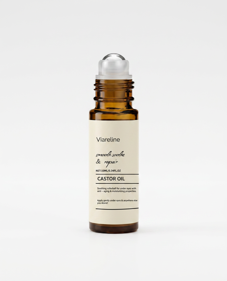 Viaerline Castor Oil Under-Eye Roll-On by Beauty Vellvet