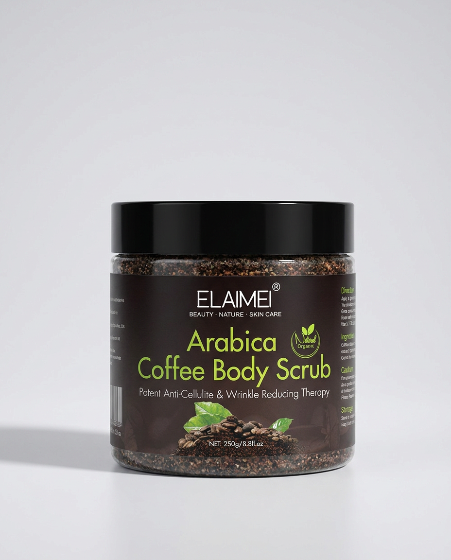 ELAIMEI Arabica Coffee Body Scrub by Beauty Vellvet