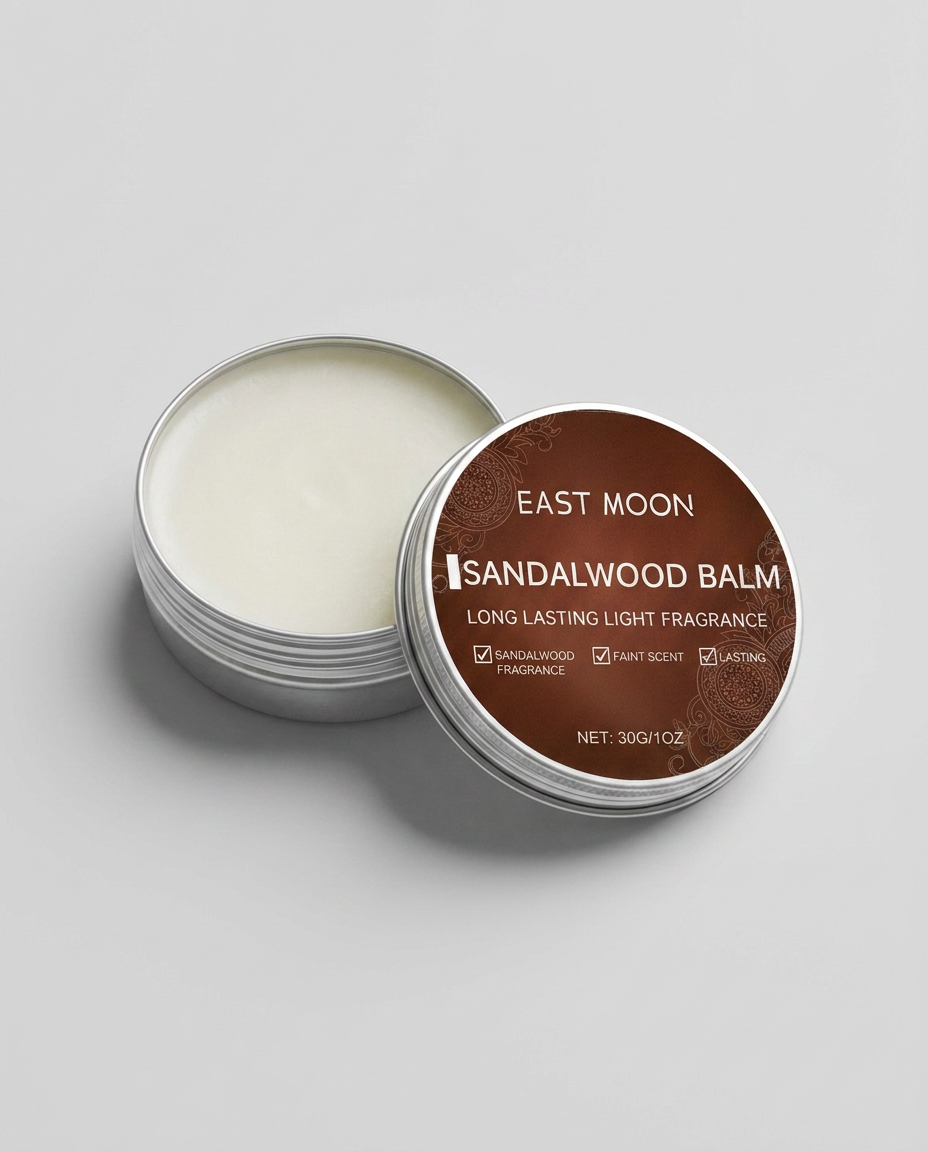 East Moon Solid Perfume Balm, 30 g — Sandalwood Balm