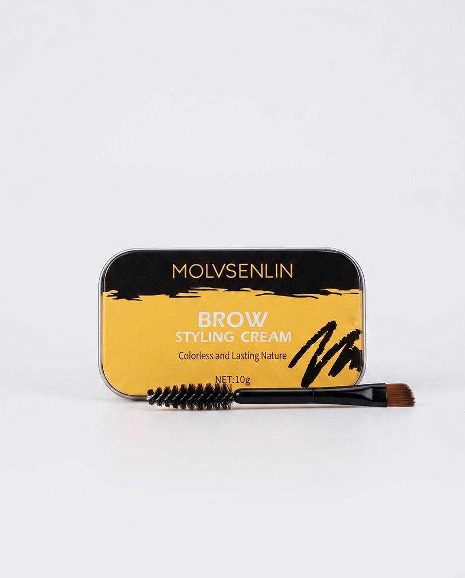 Crème coiffante transparente pour sourcils MOLVSENLIN par Beauty Vellvet