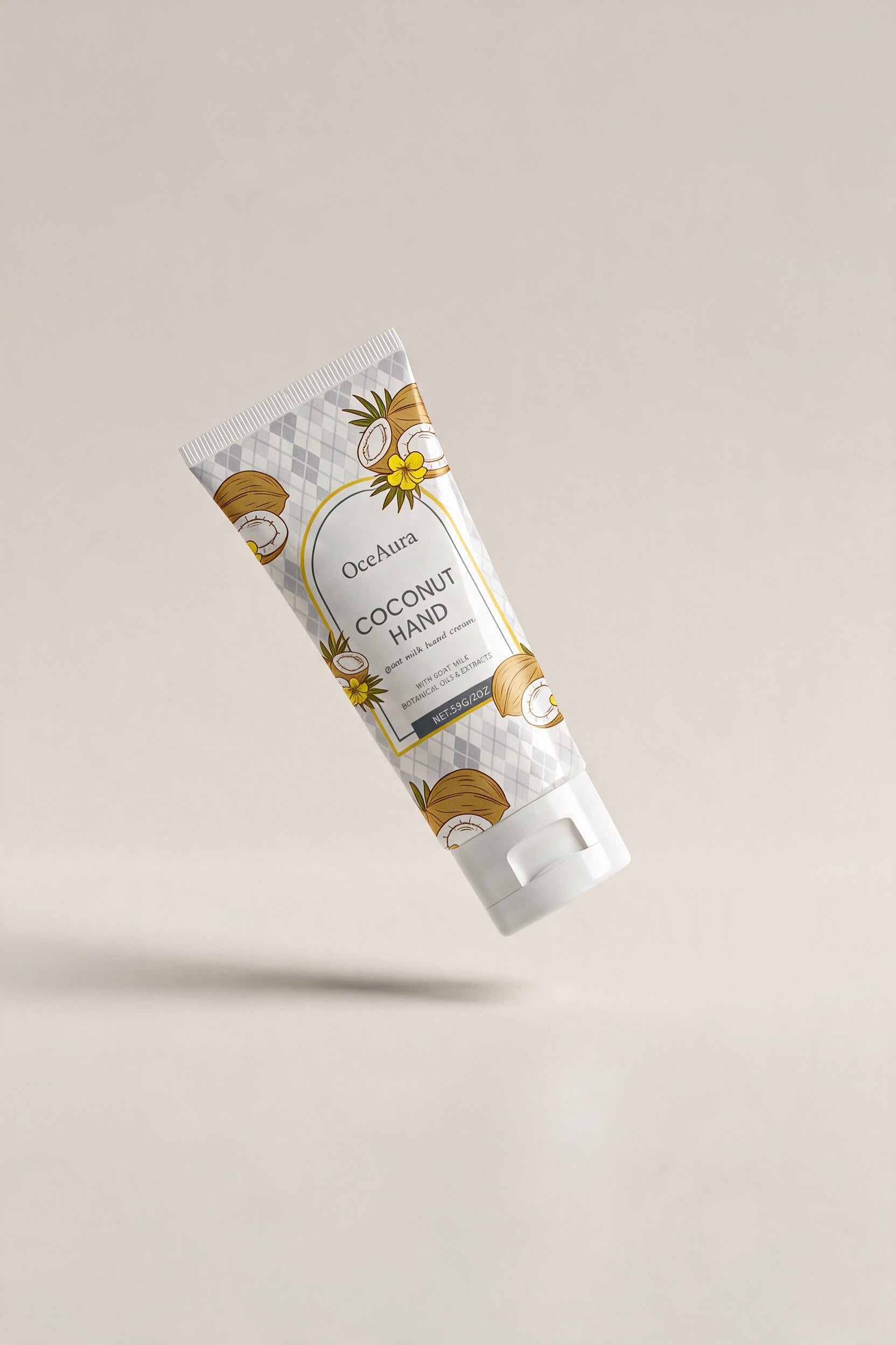 Crème pour les mains à la noix de coco OceAura par Beauty Vellvet, vue 3