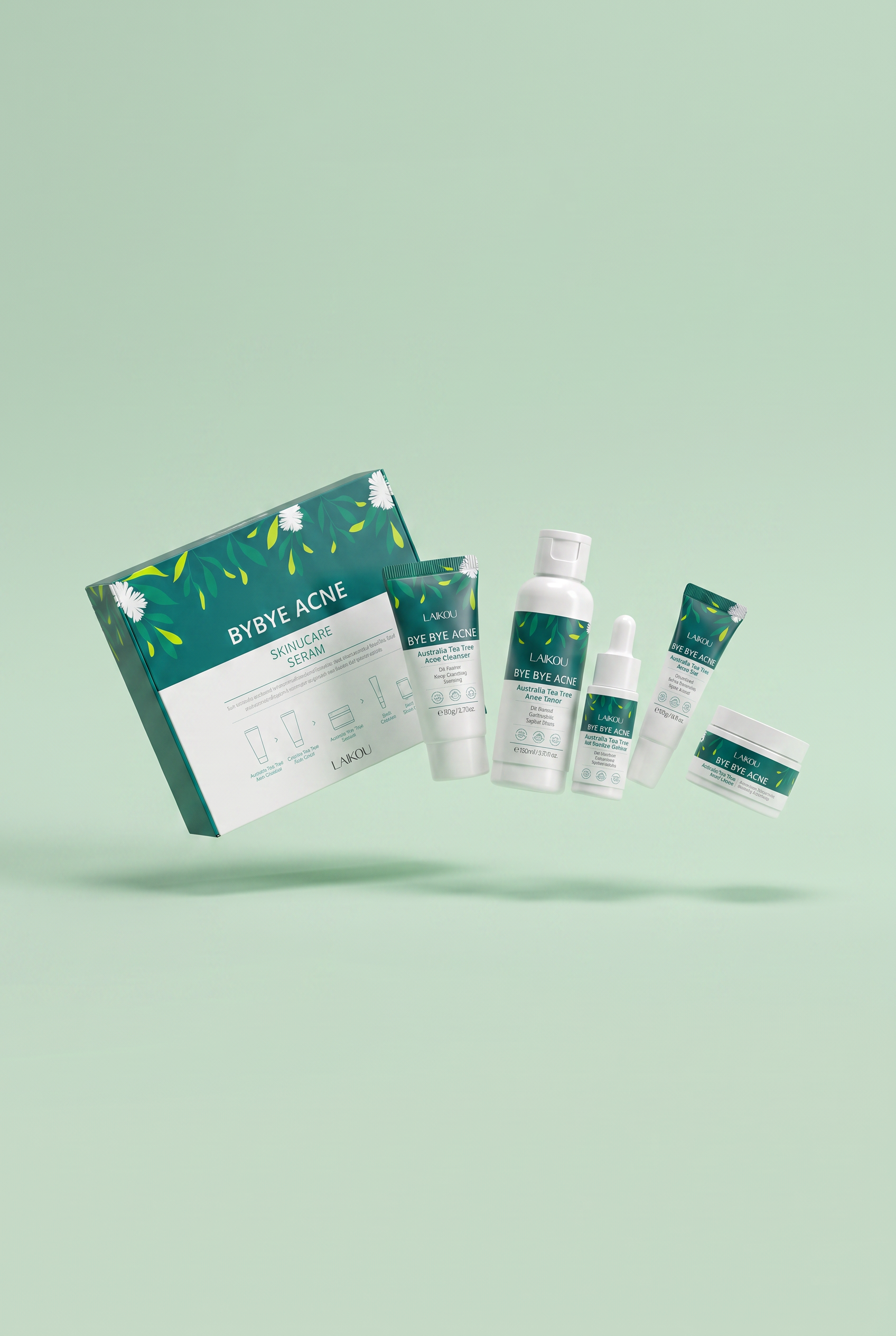 LAIKOU Tea tree 5-delige huidverzorgingsset van Beauty Vellvet, aanzicht 3