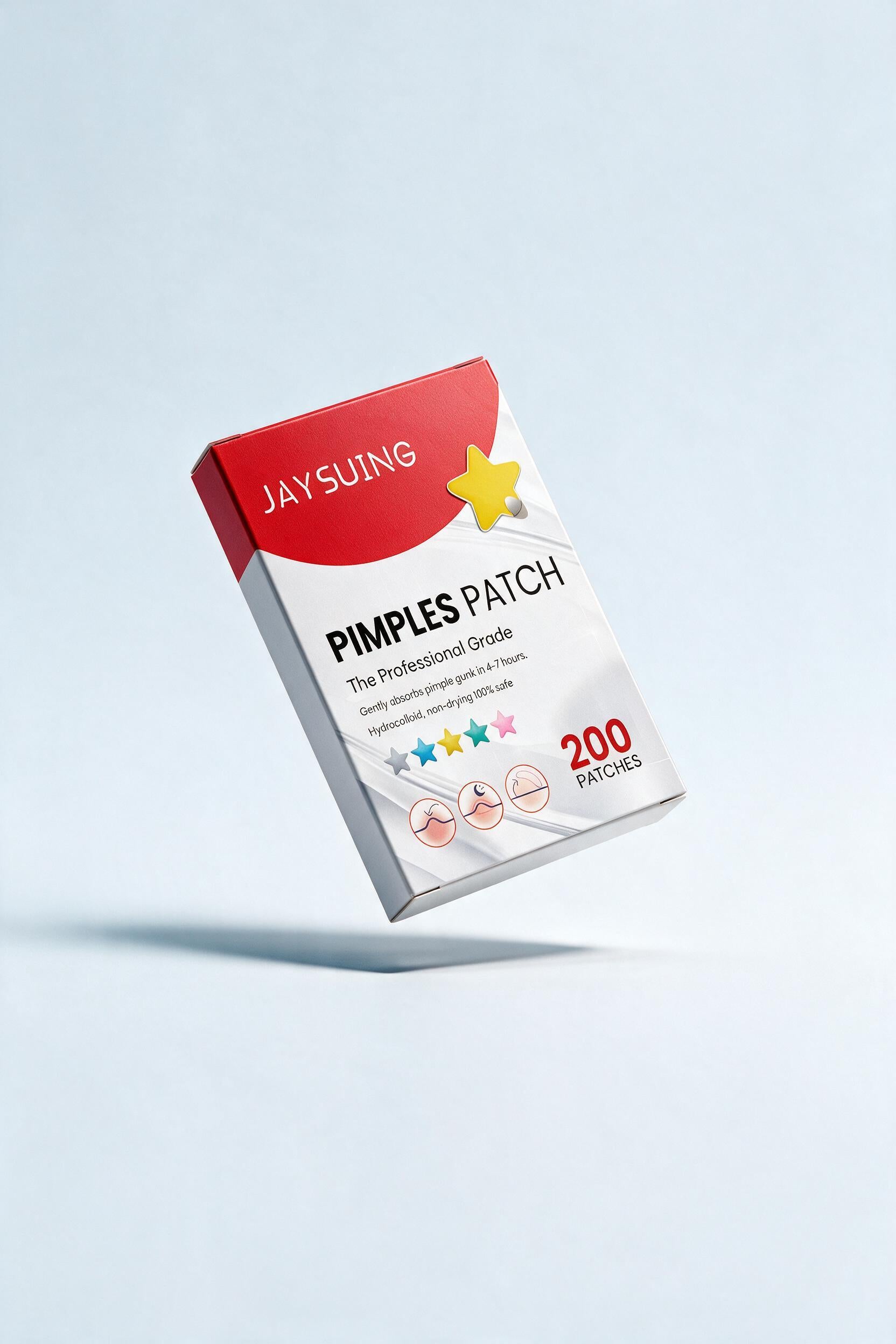 JAY'SUING Stervormige hydrocolloïde pleisters van Beauty Vellvet, aanzicht 3