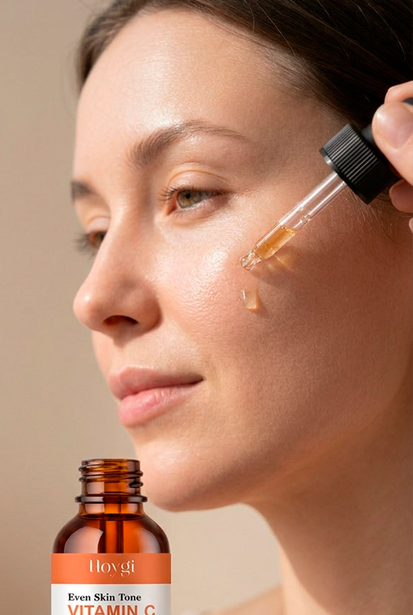 Hoygi Vitamine C hydraterend gezichtsserum van Beauty Vellvet, aanzicht 2