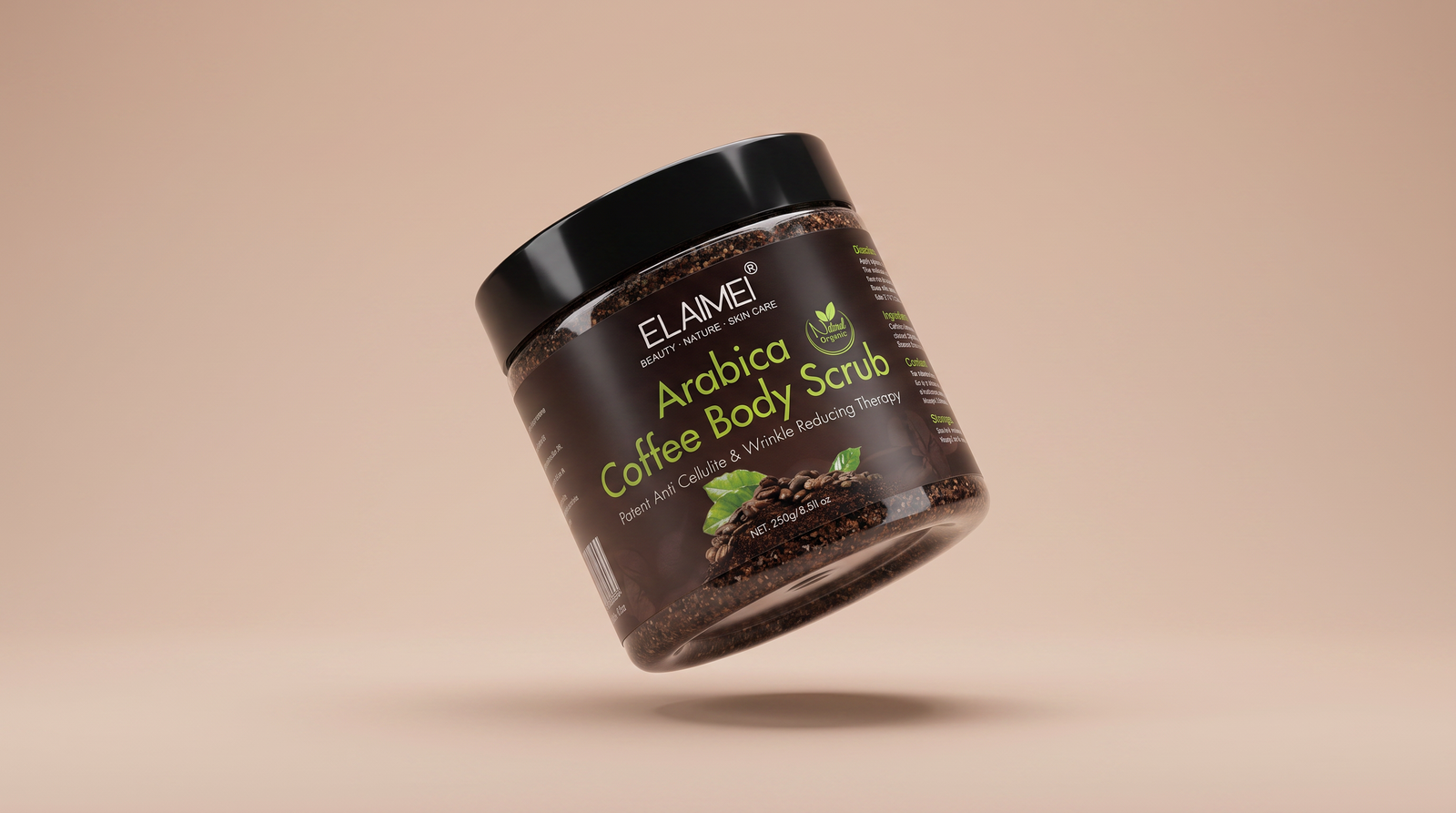 ELAIMEI Arabica Coffee Körperpeeling, 250 g