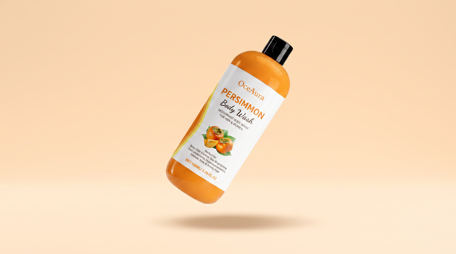 OceAura Persimmon Duschgel, 100 mL