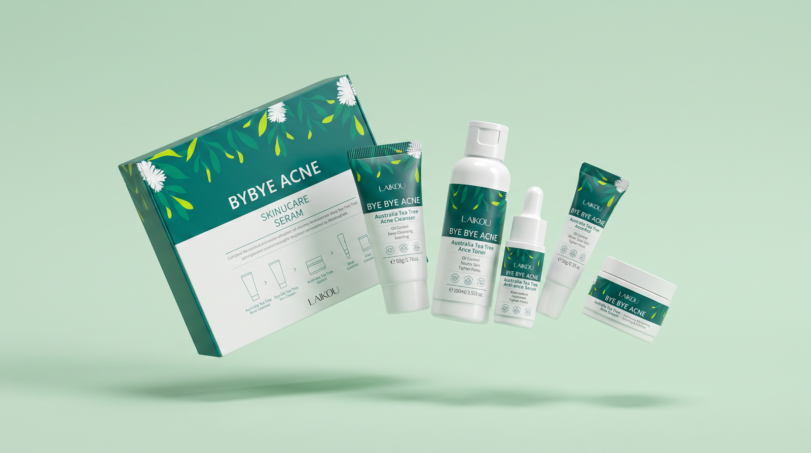 LAIKOU Tea Tree 5-delige Huidverzorgingsset