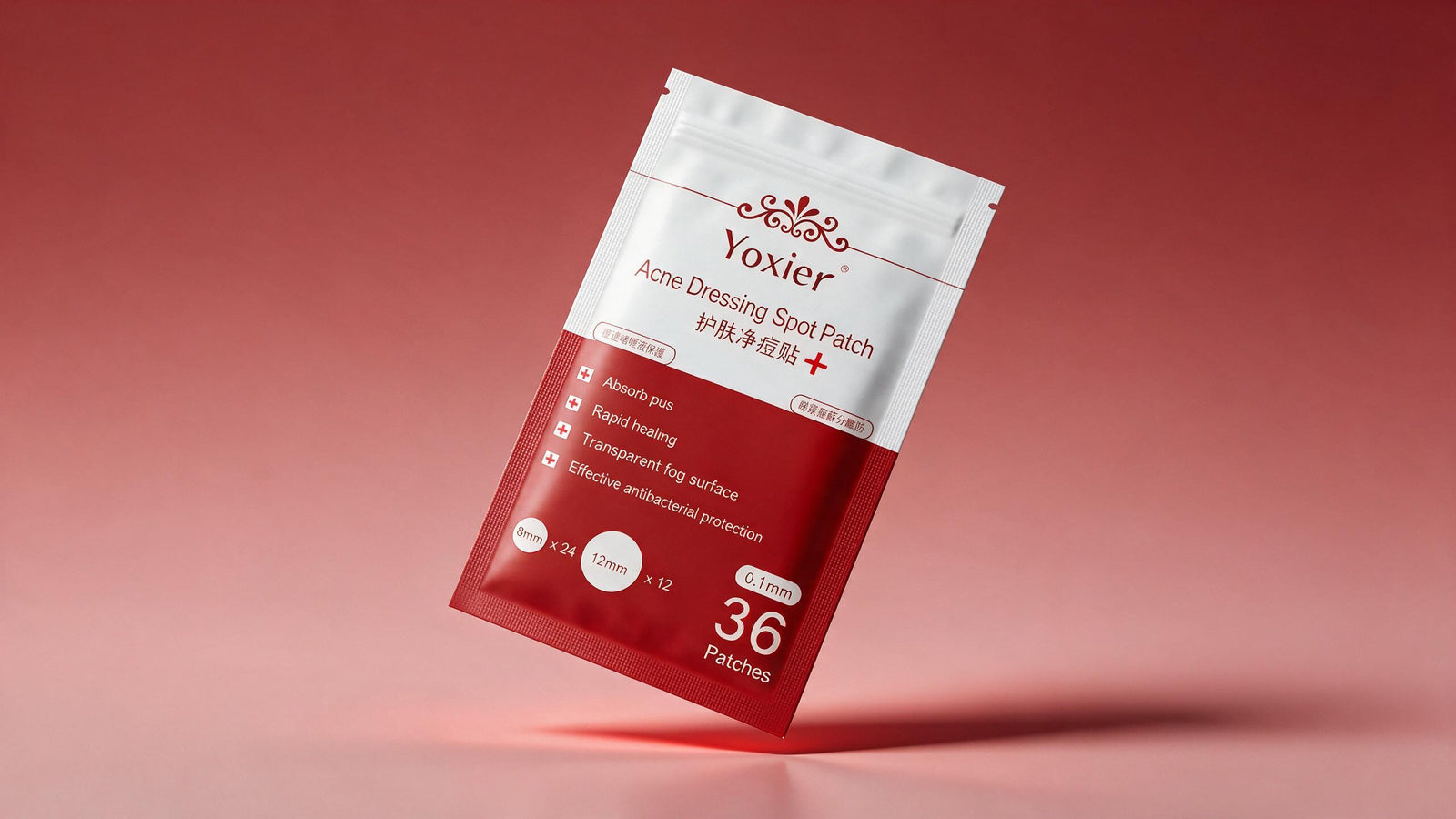 Yoxier Hydrocolloid Spot Patches, 36 Count