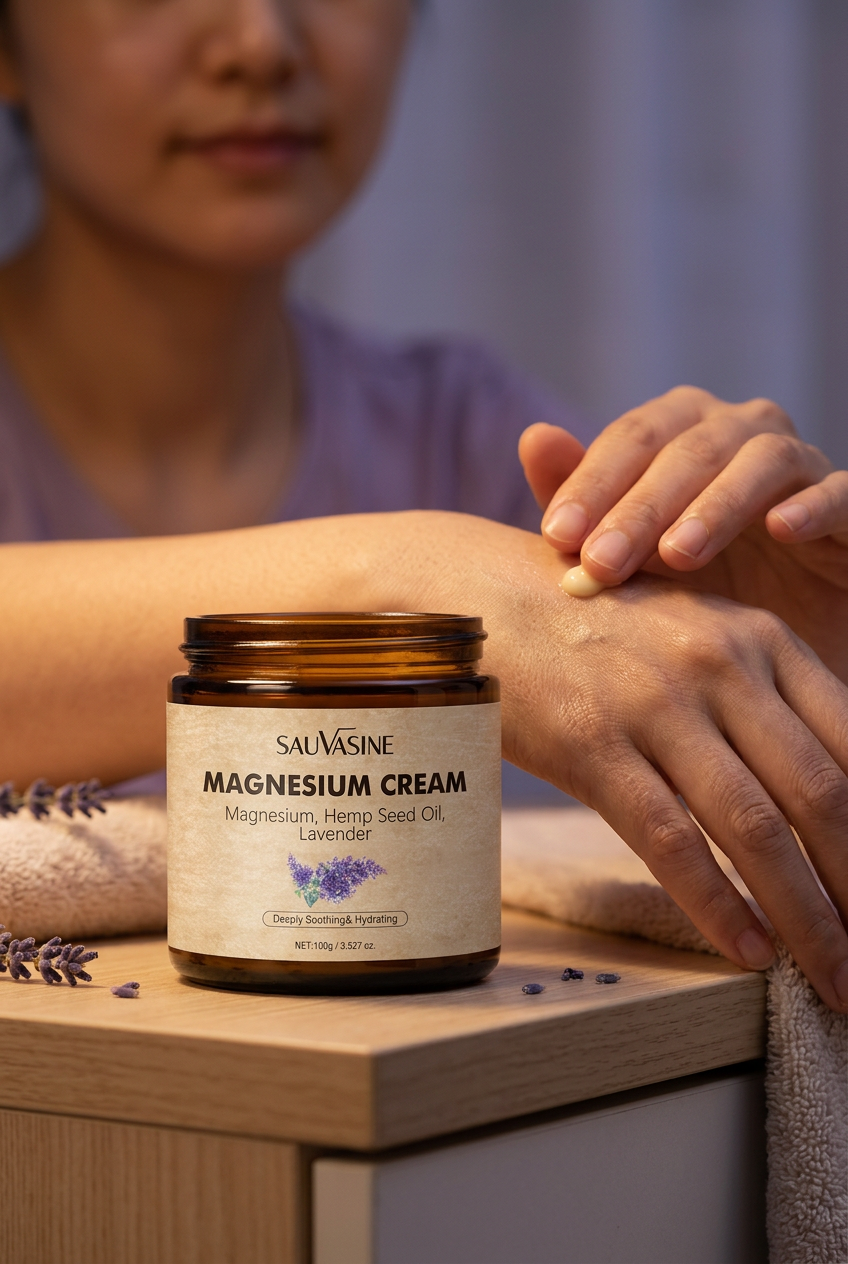 Sauvasine Magnesium Gesichts- & Körpercreme von Beauty Vellvet, Ansicht 2