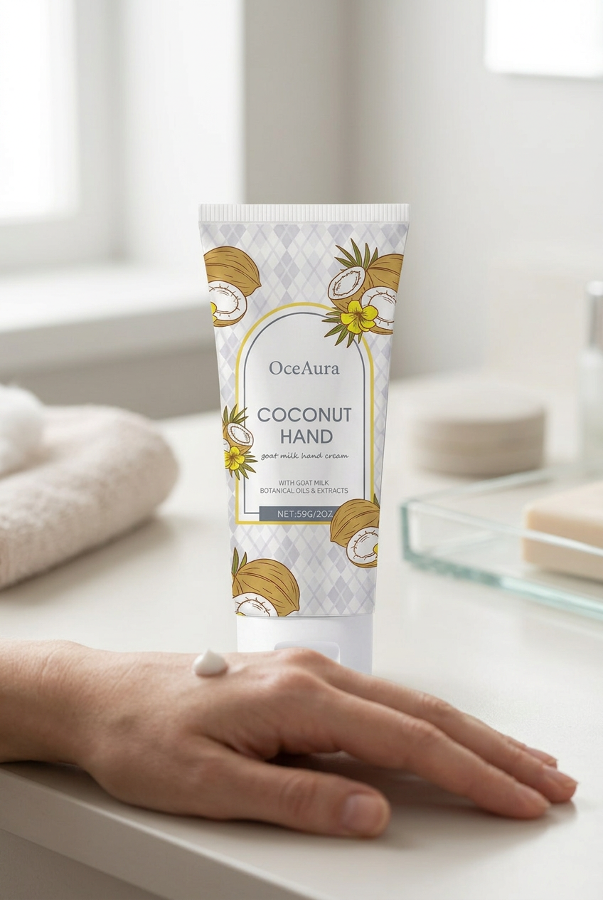 OceAura Kokosnuss-Handcreme von Beauty Vellvet, Ansicht 2
